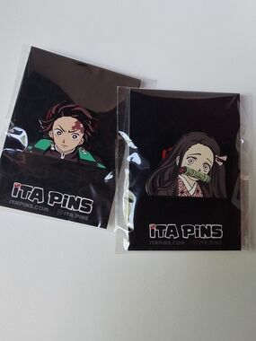 Nezuko & Tanjiro Enamel Pins Demon Slayer Ita Pins